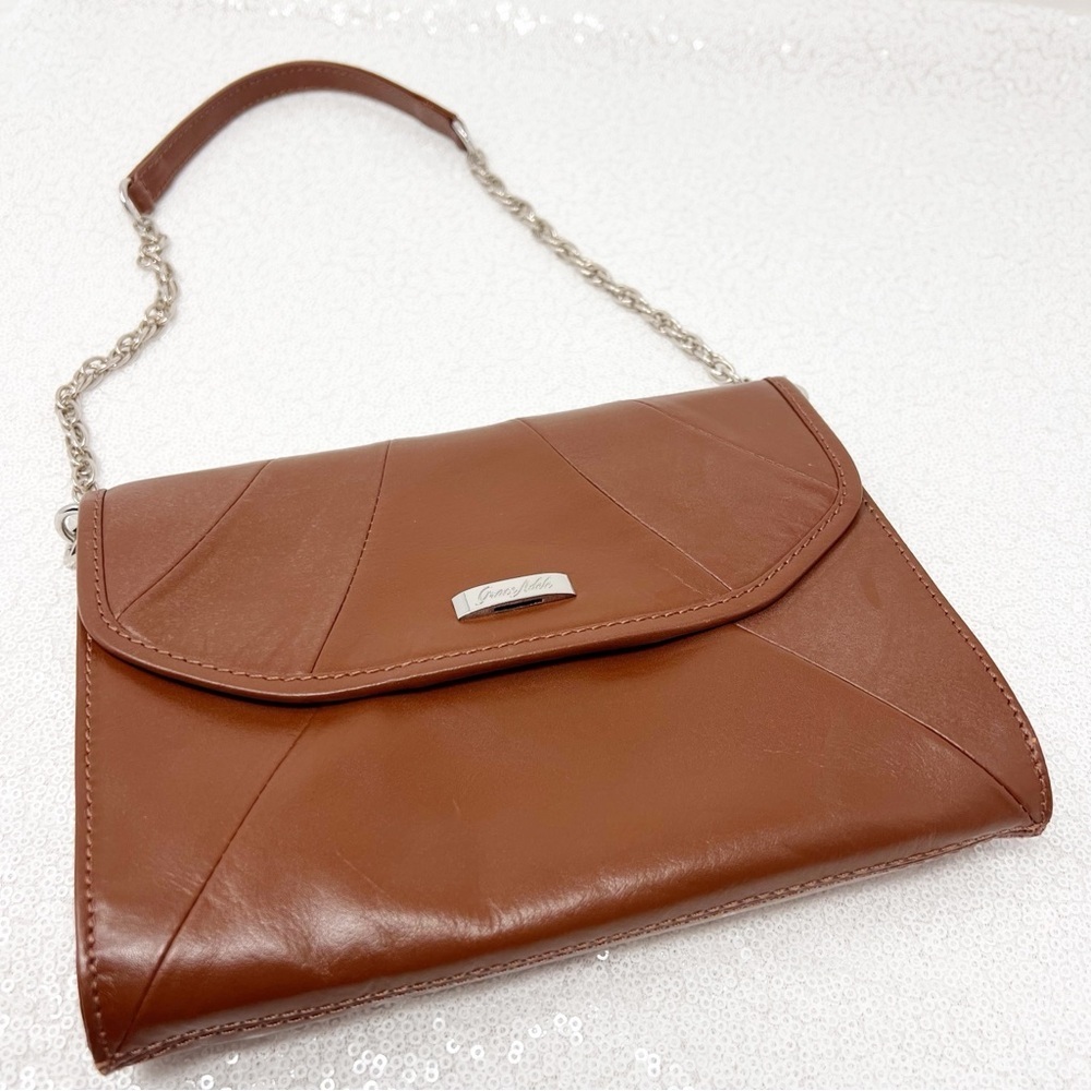 Grace Adele shoulder bag brown with leopard print inside - Picture 14 of 16